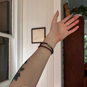 Miansai bracelet / Miansai jewelry / Miansai leather wrap bracelet